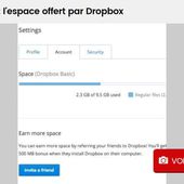 Dropbox (gratuit) : astuces, forfait, dernières actus...