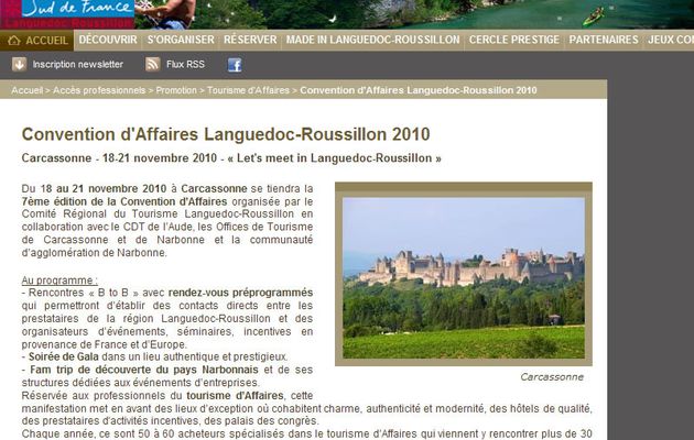 Tourisme d'affaires en Languedoc-Roussillon