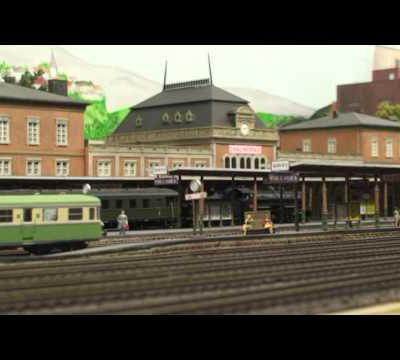 Train miniature HO Chalindrais ligne 2 (2ème réseau d'André Gay) vidéo 18