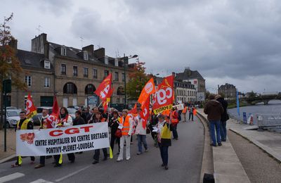 Manifestation dans Pontivy - Octobre 2014