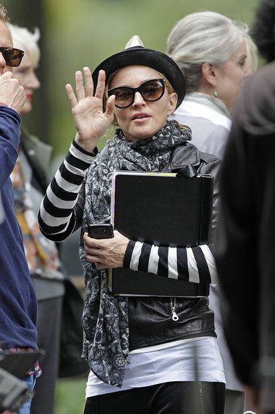 Madonna on the set of ''W.E.'' in Central Park, NY - September 17, 2010