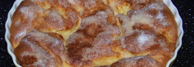 Tarte au sucre.