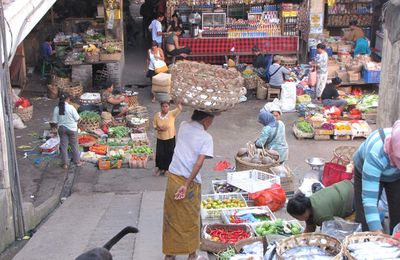 Le marché d'Ubud "Pasar Ubud 