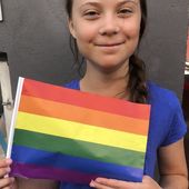 La militante suédoise Greta Thunberg soutient la Stockholm Pride