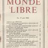 La Revue du Monde Libre [brochure larguée par avion]