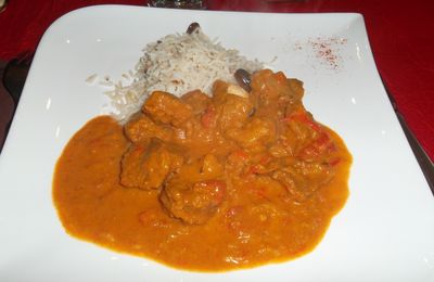 Curry d'agneau à l'indienne