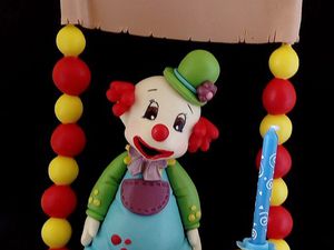 figurine anniversaire clown
