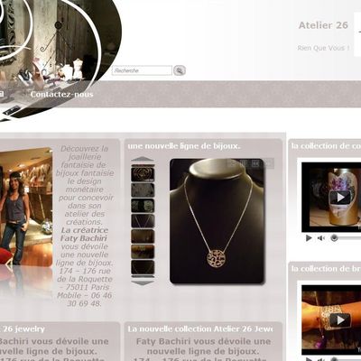 Je vous invite à découvrir les bijoux Atelier 26 Le Top des Blogs