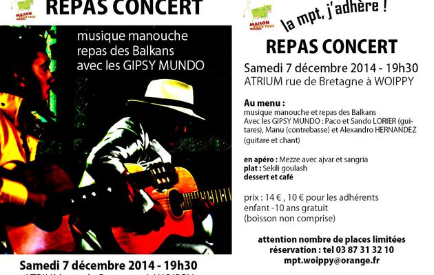 Repas concert