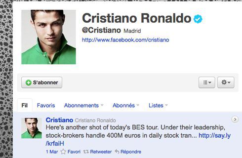 Cristiano ronaldo twitter