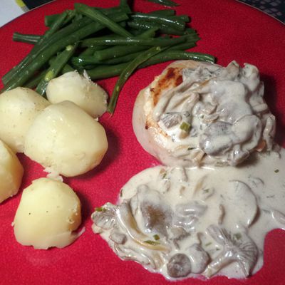 Recette : Tournedos de dinde aux champignons 