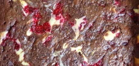 Browneesecake chocolat, menthe et framboise