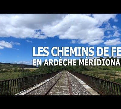 la visite de la ligne du Teil à Alès en draisine électrique.