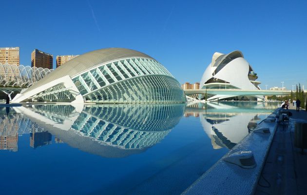 La Cité des Arts et des Sciences de València.