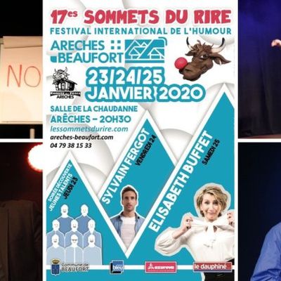 17ème édition des Sommets du Rire à Arêches-Beaufort (Savoie) - du 23 au 25 janvier 2020