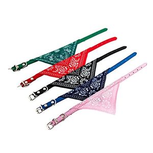 Bandana De Chien Triangle Bandana Echarpe Collier Foulard Pour Chien Chat Rouge Animalerie Chien Chat Rongeur