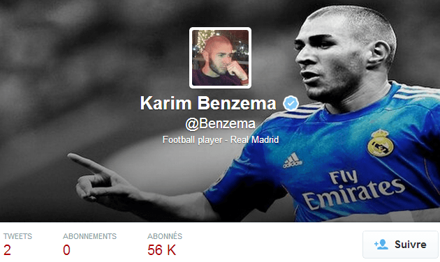 Karim benzema twitter