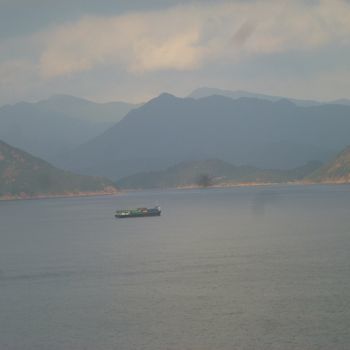 Aperçu des îles et des paysages en arrivant vers Yantian