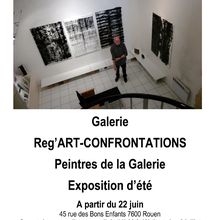 Galerie Reg'Art-Confrontations Exposition d'été : les peintres de la galerie