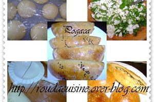 Peynirli Poğaça (petits pains turcs fourrés à la feta)