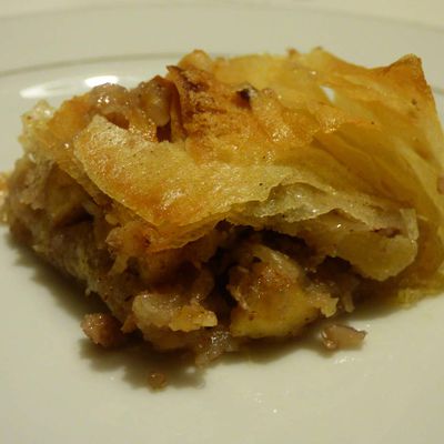 Baklavas légers aux pommes.