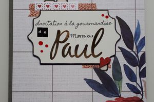 {Mini album} Invitation à la gourmandise de M. Paul