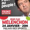 Mélenchon en Franche-Comté le 24 janvier