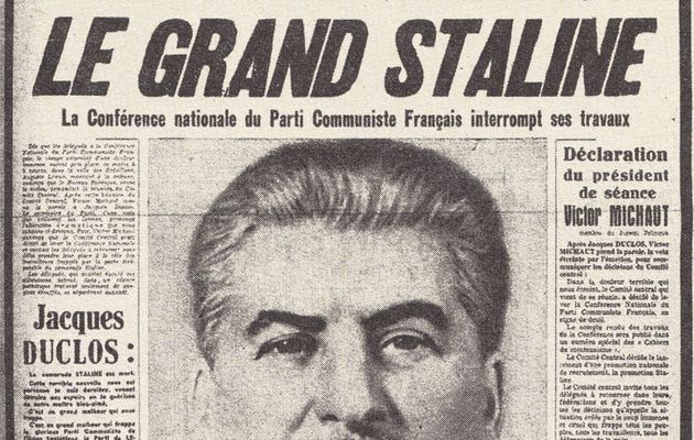 Le ( mats 1953 Joseph Staline disparaissait