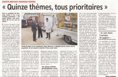 La Gazette 17 mars 2011