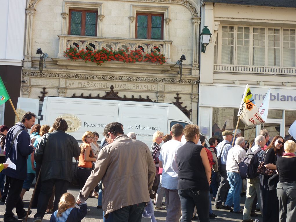 Réforme des retraites, le mouvement social sans précédent à Montargis: le 25 mai, les 7 et 23 septembre, les 2,12 et 16 octobre 2010