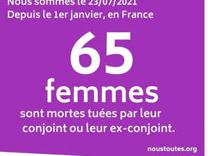 68  EMME FEMMES  TUEES PAR SON COMPAGNON , FEMMES TUEES LE 31 JUILLET 2021 