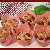 Muffins légers aux framboises