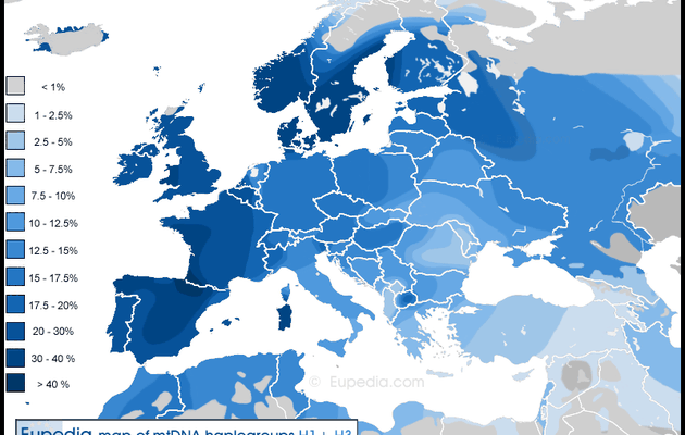 L'Haplogroupe Mitochondrial H, un Haplogroupe Européen, Mégalithique et... Royal !