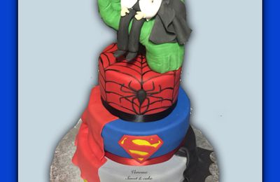 Gâteau Avengers