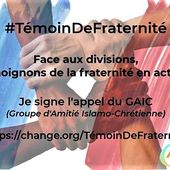 Appel à la fraternité