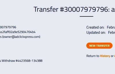 Ad Click Xpress Withdrawal Proof