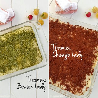 Recettes de tiramisu : Boston Lady & Chicago Lady