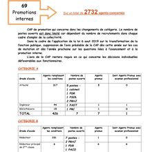 CFDT: tract CAP de promotion interne du 1 juillet 2020