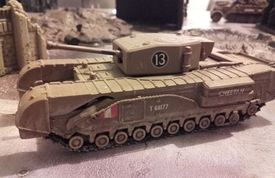 La série des tank Churchill de CORGI au 1/50