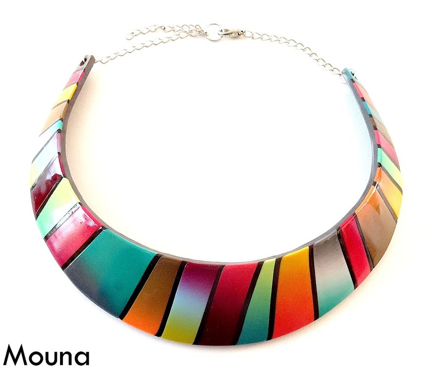 oO° Collier Patchwork moderne °Oo