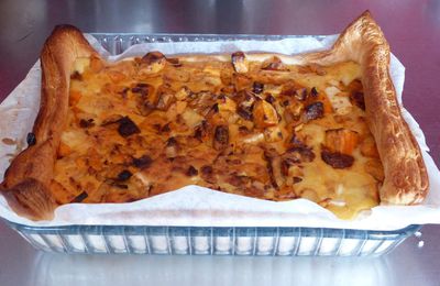 Quiche Patate douce Chorizo et Oignon / Sweet Potato Chorizo and Oignon Quiche