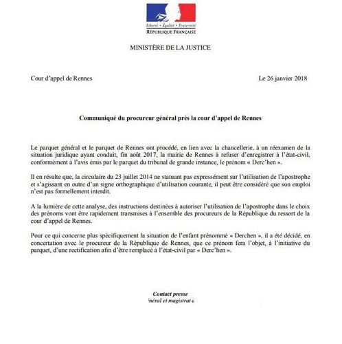 Les Regles Communes Aux Actes De L Etat Civil L Usage Des Signes Diacritiques Et Des Ligatures Lors Du Choix Du Prenom L Espace D Atoum