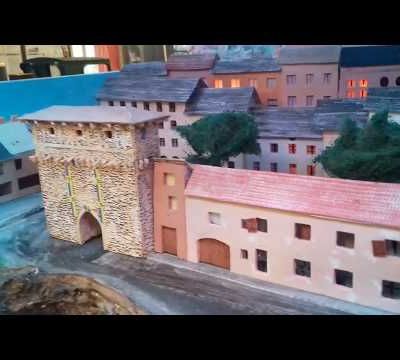 Le réseau N de l'association "Les Amis du Rail FTM" lors de l'exposition de l'AMFL à Charbonnières Edition 2017