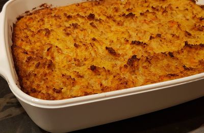 Hachis parmentier avec un reste de rôti de porc 