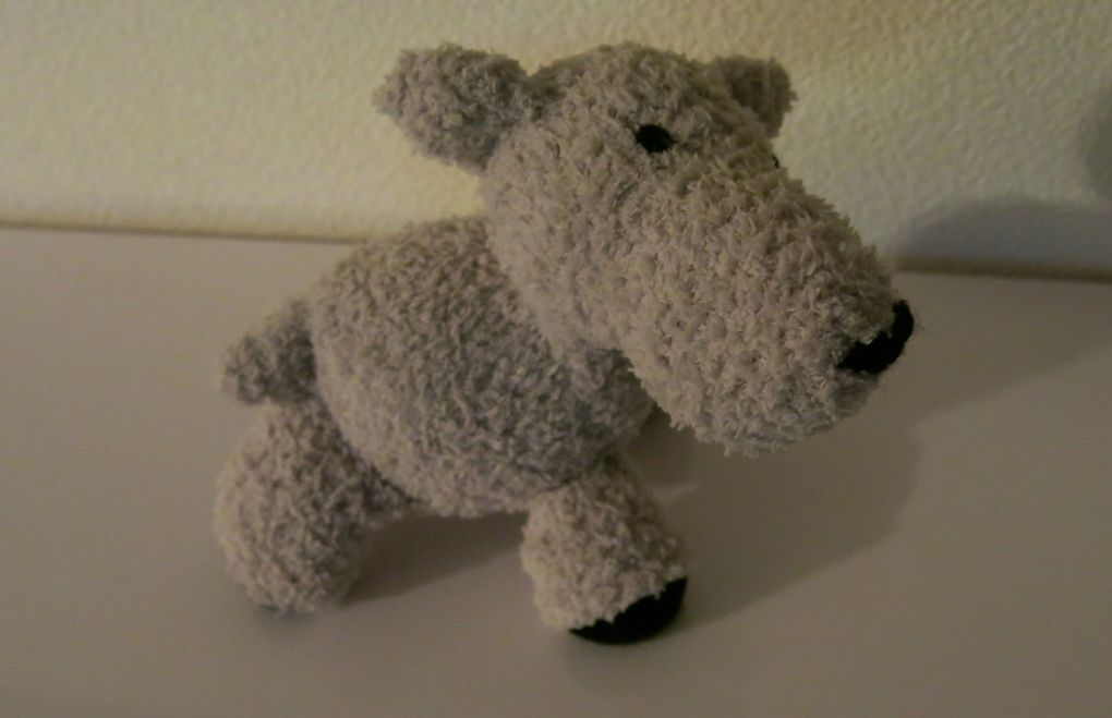 Doudou ours polaire