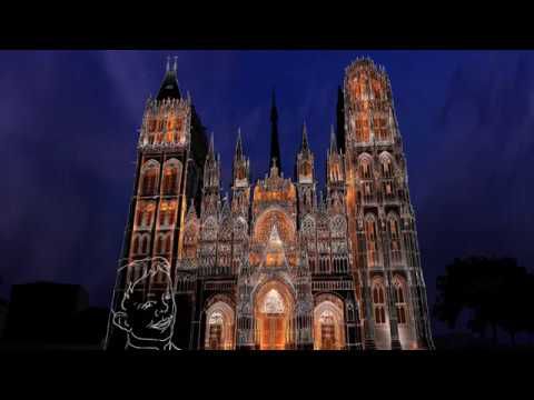 Cathédrale de lumière revient à Rouen...