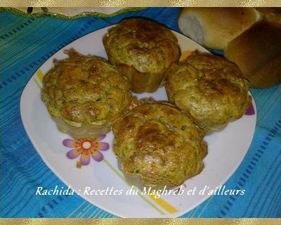 Muffins aux épinards