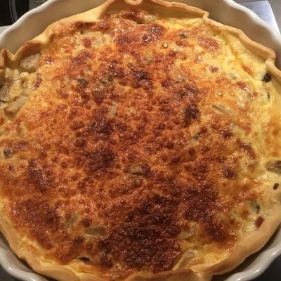 Quiche aux cèpes frais 