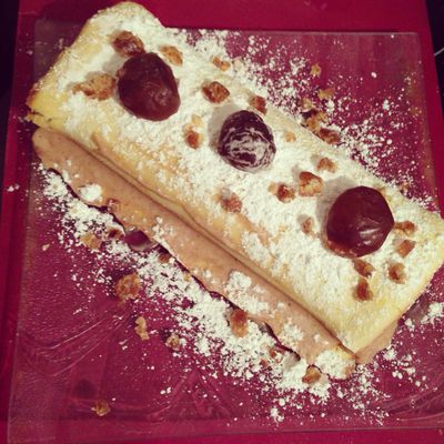 Buche aux marrons 