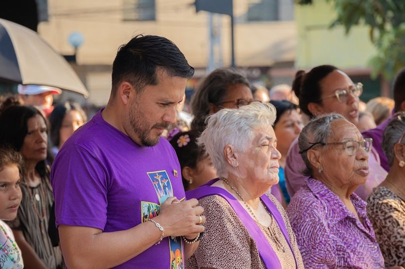 Feligreses católicos y devotos acompañaron al Nazareno en Guacara y Yagua con la presencia del alcalde Castañeda y esposa